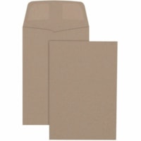 Grand & Toy Heavy Mailing Envelopes, Kraft, 4 5/8" x 6 3/4" , 500/BX - Mailing/Shipping - 4 5/8" Width x 6 3/4" Length - Gummed Flap - Brown Kraft - Kraft Paper - 500 / Box