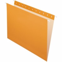 Grand & Toy Letter Recycled Hanging Folder - 8 1/2" x 11" - Orange - 10% Recycled - 25 / Unit