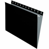 Grand & Toy Letter Recycled Hanging Folder - 8 1/2" x 11" - Black - 10% Recycled - 25 / Unit