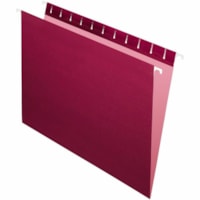 Grand & Toy Letter Recycled Hanging Folder - 8 1/2" (215.90 mm) x 11" (279.40 mm) - Burgundy - 10% Recycled - 25.0 / Unit