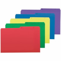 Grand & Toy Legal Recycled Storage Folder - 8 1/2" x 14" - Assorted - 10% Recycled - 25 / Unit