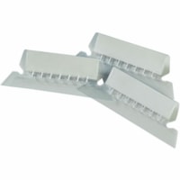 Onglets Grand & Toy - largeur de l'onglet 2 po (50,80 mm) - Tab(s) clair Plastique - Souple, Facile à utiliser, Inscriptible - 25 / emballage