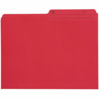 Grand & Toy Letter Recycled Storage Folder - 8 1/2" x 11" - Red - 10% Recycled - 25 / Unit