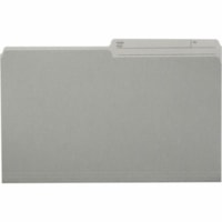 Grand & Toy 1/2 Tab Cut Legal Recycled Storage Folder - 8 1/2" (215.90 mm) x 14" (355.60 mm) - Gray - 10% Recycled - 100.0 / Unit