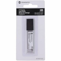 Recharge de crayon Grand & Toy - 0,7 mm - HB - Lead Graphite - Rigide, Souple, Résistant à l'usure - 30 / emballage