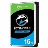 Seagate SkyHawk AI ST16000VE004 16 TB Hard Drive - 3.5" Internal - SATA (SATA/600) - Conventional Magnetic Recording (CMR) Method - Network Video Recorder Device Supported