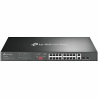 Commutateur Ethernet Omada 18 Ports - Gigabit Ethernet, Fast Ethernet - 10/100/1000Base-T, 1000Base-X TP-Link - 18 Ports - Gigabit Ethernet, Fast Ethernet - 10/100/1000Base-T, 1000Base-X - 2 Emplacements SFP - 293,34 W Consommation d'énergie - 250 W Budget PoE - Fibre Optique, Paire torsad&ea