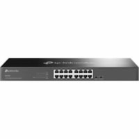 TP-Link DS1016G Omada 16-Port Gigabit Rackmount Switch - 16 Ports - Gigabit Ethernet - 10/100/1000Base-T - 10.68 W Power Consumption - Twisted Pair - Rack-mountable, Desktop