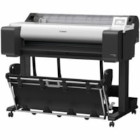 Canon imagePROGRAF TM-355 Imprimante grand format à jet d'encre - 36po Largeur d'impression - Couleur - 5 Couleur(s) - 17 Seconde Vitesse de couleur - 2400 x 1200 dpi - 128 Go - USB - Ethernet - Réseau sans-fil - Papier, Papier en rouleau, Massicot - Position au sol supportée - Wi