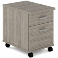 Offices To Go Newland 16"W Box/File Mobile Pedestal - x 16" (406.40 mm) x 22.7" (576.58 mm) x 22.1" (561.34 mm) - 2 x File, Box Drawer(s) - Material: Thermofused Laminate (TFL) - For Office, Training, Meeting, Home Office