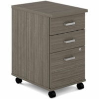 Offices To Go Newland 16"W Box/Box/File Mobile Pedestal - x 16" (406.40 mm) x 22.7" (576.58 mm) x 28" (711.20 mm) - 3 x File, Box Drawer(s) - Material: Thermofused Laminate (TFL) - For Office, Training, Meeting, Home Office