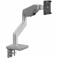 Humanscale Mounting Arm for Monitor - Silver, Gray - Height Adjustable - 1 Display(s) Supported - 48 lb (21772.43 g) Load Capacity