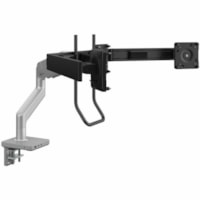 Humanscale M10 Mounting Arm for Monitor - Gray, Silver - Height Adjustable - 3 Display(s) Supported - 48 lb (21772.43 g) Load Capacity