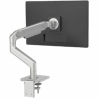 Humanscale M8.1 Mounting Arm for Monitor, Docking Station, Charging Station - Silver, Gray - Height Adjustable - 2 Display(s) Supported - 28 lb (12700.59 g) Load Capacity