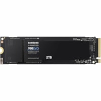 Samsung 990 EVO 2 TB Solid State Drive - M.2 2280 Internal - PCI Express NVMe (PCI Express NVMe 4.0 x4) - Black - 600 TB TBW - 5000 MB/s Maximum Read Transfer Rate - 256-bit AES Encryption Standard - 5 Year Warranty