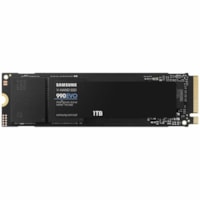 Disque SSD 990 EVO 1 To - M.2 2280 Interne - PCI Express NVMe (PCI Express NVMe 4.0 x4) - Noir Samsung - 600 To TBW - 5000 Mo/s Taux de transfer maximale en lecture - 256 bits AES Norme de cryptage