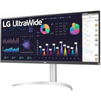 LG Ultrawide 34WQ650-W 34" Class Full HD LCD Monitor - 21:9 - 34" Viewable - In-plane Switching (IPS) Technology - 2560 x 1080 - 16.7 Million Colors - FreeSync - 400 cd/m² - 5 ms - Speakers - HDMI - DisplayPort