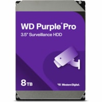 Disque dur Purple Pro WD8002PURP 8 To - 3.5" Interne - SATA (SATA/600) WD - Système de vidéo surveillance, Enregistreur Vidéo Numérique, Enregistreur réseau vidéo Appareil compatible - 7200tr/min