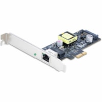 StarTech.com 1-Port 2.5Gbps PCI Express PoE Network Card, Intel I225-V, PCIe 802.3af/at PoE+ Multi-Gigabit NIC, SATA Powered Ethernet Card - 2.5Gbps PoE network card w/ Intel® I225V supports 802.3af/at PoE+ up to 30W PSE and 25.5W PD at 48V DC; NBASE-T, Multi-Gigabit Ethernet, Intel vPro, PXE bo