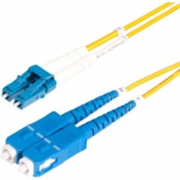 StarTech.com 3m (9.8ft) LC to SC (UPC) OS2 Single Mode Duplex Fiber Optic Cable, 9/125, 100G, Low Insertion Loss, LSZH Fiber Jumper Cord - 9.8ft LC/SC-UPC OS2 Single Mode Fiber Cable supports 100G networks and CWDM; 9/125um core/cladding; 1260-1625nm Laser Optimized; LSZH jacket w/molded strain reli