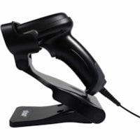 Star Micronics BSH-20U Handheld Wired USB 1D/2D Barcode Scanner - Cable Connectivity - 10.24" (260 mm) Scan Distance - 1D, 2D - LED - CMOS - USB, Serial - Black - IP42 - Retail, Hospitality, Healthcare