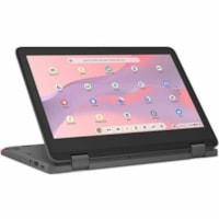 Lenovo 300e Yoga Chromebook Gen 4 82W2000AUS 11.6" Touchscreen Convertible 2 in 1 Chromebook - HD - Octa-core (ARM Cortex A76 + Cortex A55) - 4 GB - 32 GB Flash Memory - English Keyboard - Graphite Gray - MediaTek Kompanio 520 Chip - 1366 x 768 - ChromeOS - ARM Mali-G52 2EE MC2 - In-plane Switching 