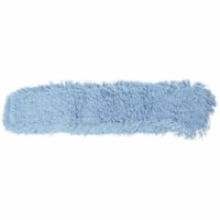 Globe Pro-Stat Blue Slip-On Dust Mop Head - 24"L X 5"W / Blue - 5" Width x 24" Length - Looped Ends, Fray Resistant, Durable, Tangle Resistant, Lint Resistant - Yarn, Polyester - Blue - 467.2 g - 1 Each