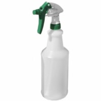 Globe Sprayer Set Bottles With Graduations - Suitable For Cleaning - Comfortable Grip, Leak Proof - 13.75" (349.25 mm) Height x 3.50" (88.90 mm) Width - Green