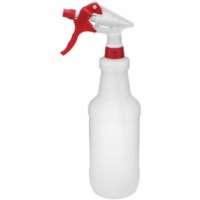 Globe Sprayer Set Bottles With Graduations - 8 Inch Tube With 24 Oz Bottle / Red - Suitable For Cleaning - Comfortable Grip, Leak Proof - 11.30" (287.02 mm) Height x 3" (76.20 mm) Width - Red