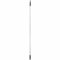 Globe Extension Pole - 12Ft / 3 Piece / Silver/ Black - 12 ft (3657.60 mm) Length - Silver, Black - 1