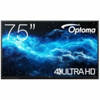 Écran de collaboration Creative Touch 3752RK 75 po (1905 mm) 4K UHD Optoma - 75 po (1905 mm) Cortex A55 - 4 Go - infrarouge (lrda) - Écran tactile - 3840 x 2160 - Direct LED - 400 cd/m² - 1,200:1, 5,000:1 Contraste - 2160p - USB - HDMI - VGA - Android 11