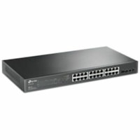 Commutateur Ethernet JetStream TL-SG2428P 24 Ports - Fast Ethernet, Gigabit Ethernet - 10/100/1000Base-T, 1000Base-X TP-Link - 24 Ports - Fast Ethernet, Gigabit Ethernet - 10/100/1000Base-T, 1000Base-X - 4 Emplacements SFP - 308,60 W Consommation d'énergie - 250 W Budget PoE - Paire torsad&ea