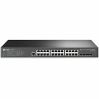 Commutateur Ethernet Omada SG3428 24 Ports Gérable - Gigabit Ethernet - 10/100/1000Base-T, 1000Base-X TP-Link - 24 Ports - Gérable - Gigabit Ethernet - 10/100/1000Base-T, 1000Base-X - 2 Couche supportée - Modulaire - 4 Emplacements SFP - 20,60 W Consommation d'énergie - P