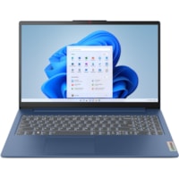 Lenovo IdeaPad Slim 3 15AMN8 82XQ00G3CC 15.6" (396.24 mm) Notebook - Full HD - AMD Ryzen 5 7520U - 8 GB - 512 GB SSD - English Keyboard - Abyss Blue - AMD Chip - 1920 x 1080 - Windows 11 Home - AMD Radeon 610M - In-plane Switching (IPS) Technology - Front Camera/Webcam - IEEE 802.11ax Wireless LAN S