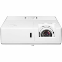 Optoma ZU607T 3D DLP Projector - 16:10 - White - High Dynamic Range (HDR) - Front, Front Ceiling - 30000 Hour Normal Mode - 300,000:1 - 6500 lm - HDMI - USB - Network (RJ-45) - Gaming, Large Venue, Class Room, Lecture Hall, Museum, Houses of Worship, Digital Signage