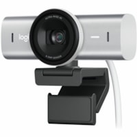 Logitech BRIO Webcam - 8.5 Megapixel - 60 fps - Pale Gray - USB Type C - 4K - 3840 x 2160 Video - STARVIS Sensor - Auto-focus - 90° Angle - Tripod Mount, Clip - 4x Digital Zoom - Microphone - Notebook, Monitor - Windows 10, macOS 10.15, Linux - Plug & Play, Microphone, Tripod Mount Hole, Noise R