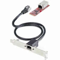 StarTech.com 1-Port 2.5GbE M.2 2280 Network Card, NBASE-T PCIe Ethernet Card, Intel I225-V, Multi-Gigabit Desktop NIC/LAN Card, TAA - 1-Port 2.5GbE M.2 Network Card; Multi-gigabit speeds (2.5G/1G/100M/10M) - NBASE-T (802.3bz) NIC; PCIe Ethernet Card M.2 2280; B/M key compatible - Compact design for 