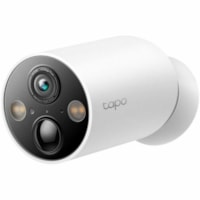 Tapo C425 4 Megapixel Indoor/Outdoor 2K Network Camera - Color - 98.43 ft (30 m) Infrared/Color Night Vision - H.264 - 2560 x 1440 - 2.1 mm (0.08") Fixed Lens - 30 fps - CMOS - Wi-Fi - Surface Mount, Ceiling Mount, Wall Mount - Google Home, Alexa Supported - IP66 - Weather Proof, Dust Proof, Weather