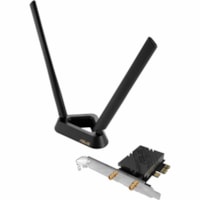 Adaptateur Wi-Fi/Bluetooth PCE-BE92BT IEEE 802.11be Bluetooth 5.4 pour Ordinateur Asus - PCI Express x1 - 9,12 Gbit/s - 2,40 GHz ISM - 6 GHz UNII - Carte enfichable