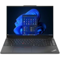 Lenovo - Ordinateur Portable ThinkPad E16 Gen 2 21MA0005US 16 po Écran tactile - WUXGA - (Intel Core Ultra 7 155U) - 16 Go - 512 Go SSD - Anglais Clavier - Noir - Intel Morceau - 1920 x 1200 - Windows 11 Pro - Intel - Technologie IPS - Appareil photo/Webcam - IEEE 802.11ax Norme du réseau san