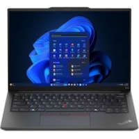 Lenovo - Ordinateur Portable ThinkPad E14 Gen 6 21M70007US 14 po - WUXGA - (Intel Core Ultra 7 155U) - 16 Go - 512 Go SSD - Anglais Clavier - Noir - Intel Morceau - 1920 x 1200 - Windows 11 Pro - Intel - Technologie IPS - Appareil photo/Webcam - IEEE 802.11ax Norme du réseau sans-fil