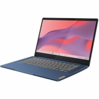 Lenovo IdeaPad Slim 3 14M868 82XJ003DCF 14" Touchscreen Chromebook - Full HD - Octa-core (ARM Cortex A76 + Cortex A55) - 4 GB - 128 GB Flash Memory - French, English Keyboard - Abyss Blue - MediaTek Kompanio 520 Chip - 1920 x 1080 - ChromeOS - ARM Mali-G52 2EE MC2 - In-plane Switching (IPS) Technolo