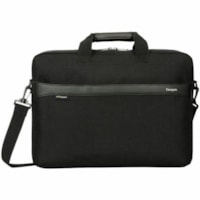 Targus GeoLite EcoSmart TSS984GL Carrying Case (Briefcase) for 15" to 16" Notebook - Black - Water Resistant - Fabric Body - Shoulder Strap, Trolley Strap, Handle, Luggage Strap - 11.02" (279.91 mm) Height x 15.35" (389.89 mm) Width x 2.17" (55.12 mm) Depth - 6 L Volume Capacity