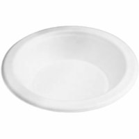 Boîte de stockage JP916 - bol - Blanc Globe - Salle de repos, Alimentaire - Adapté au micro-ondes - Oven Safe - Blanc - Bagasse, Fibre de canne à sucre Corps - Rond - 500