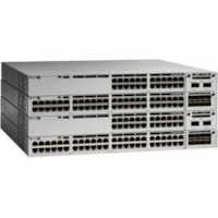 Cisco Catalyst C9300L-48UXG-4X Ethernet Switch - 48 Ports - Manageable - 10 Gigabit Ethernet, Gigabit Ethernet - 10GBase-X, 10/100/1000Base-T - 3 Layer Supported - Modular - 715 W Power Consumption - Twisted Pair, Optical Fiber - PoE Ports - Rack-mountable