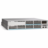 Cisco Catalyst C9300L-48P-4X Layer 3 Switch - 48 Ports - Manageable - Gigabit Ethernet, 10 Gigabit Ethernet - 10/100/1000Base-T, 1000Base-X, 10GBase-X - 3 Layer Supported - Modular - 715 W Power Consumption - 505 W PoE Budget - Twisted Pair, Optical Fiber - PoE Ports - 1U - Rack-mountable, Standalon