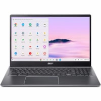 Acer Chromebook Plus 515 CBE595-2T CBE595-2T-538C 15.6" Touchscreen Chromebook - Full HD - Intel Core 5 120U - 16 GB - 256 GB SSD - English (US) Keyboard - Iron - Intel Chip - 1920 x 1080 - ChromeOS - Intel - ComfyView (Matte), In-plane Switching (IPS) Technology - Front Camera/Webcam - 10 Hours Bat