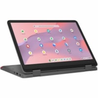 Chromebook 2 en 1 500e Yoga Chromebook Gen 4 82W4001SUS 12,2 po Écran tactile Convertible - WUXGA - (Intel N-Série N100) - 8 Go - 64 Go Mémoire Flash - Anglais Clavier - Gris basalte Lenovo - Intel Morceau - 1920 x 1200 - ChromeOS - Intel UHD Graphics - Technologie IPS - Appareil photo