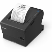 HP Hospitality, Retail, Business Direct Thermal Printer - Monochrome - Portable - Receipt Print - USB - Serial - With Cutter - Black - 19.69 in/s (500 mm/s) Mono - 180 x 180 dpi - 3.15" (80 mm) Width - For PC, Android