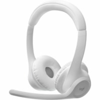 Logitech Zone 300 Headset - Stereo - Wireless - Bluetooth - 98.4 ft - 50 Hz to 20 kHz - Over-the-head - Binaural - Supra-aural - Noise Cancelling Microphone - Off White